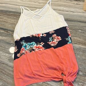 Eleven Oaks sz M stretchy stitch fix cross top sexy stretchy tank